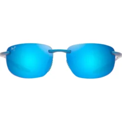 Occhiali da sole Maui Jim Hookipa Ultra Metal Matte Blue Blue Hawaii MauiUltra