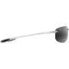 Occhiali da sole Maui Jim Hookipa Shiny Crystal Neutral Grey MauiPure