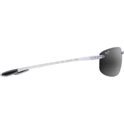 Occhiali da sole Maui Jim Hookipa Shiny Crystal Neutral Grey MauiPure