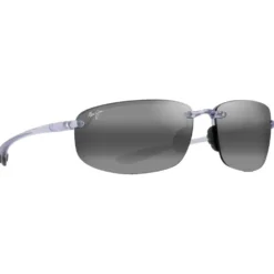 Occhiali da sole Maui Jim Hookipa Shiny Crystal Neutral Grey MauiPure