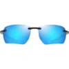 Occhiali da sole Maui Jim Hookipa Ultra G Shiny Black Grey Blue Hawaii MauiUltra
