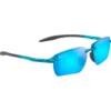Occhiali da sole Maui Jim Hookipa Ultra G Asian Fit Shiny Transparent Blue Blue Hawaii MauiUltra