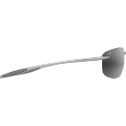 Occhiali da sole Maui Jim Hookipa Ultra Metal Matte Silver Neutral Grey MauiUltra