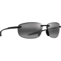 Occhiali da sole Maui Jim Hookipa Ultra Matte Black Neutral Grey MauiUltra