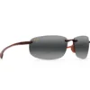 Occhiali da sole Maui Jim Hookipa Ecaille Gris Neutre MauiPure