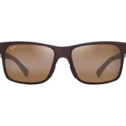 Occhiali da sole Maui Jim Hoopili Metal Matte Brown Hcl Bronze Mineral Superthin