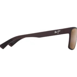 Occhiali da sole Maui Jim Hoopili Metal Matte Brown Hcl Bronze Mineral Superthin