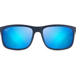 Occhiali da sole Maui Jim Huelo Bleu Matte Bleu Hawaï MauiPure