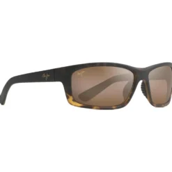 Occhiali da sole Maui Jim Kanaio Coast Ecaille Ombre Mat Bronze Hcl Minéral SuperThin