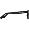 Occhiali da sole Maui Jim Kuniahi Asian Fit Matte Black Neutral Grey MauiPure