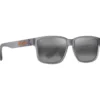 Occhiali da sole Maui Jim Kuniahi Asian Fit Matte Transparent Grey Neutral Grey MauiPure