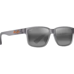 Occhiali da sole Maui Jim Kuniahi Asian Fit Matte Transparent Grey Neutral Grey MauiPure
