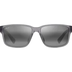Occhiali da sole Maui Jim Kuniahi Asian Fit Matte Transparent Grey Neutral Grey MauiPure