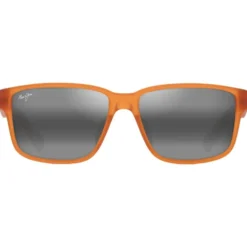 Occhiali da sole Maui Jim Kuniahi Asian Fit Matte Transparent Orange Neutral Grey MauiPure