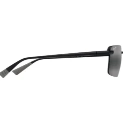 Occhiali da sole Maui Jim Laulima Noir Mat Neutral Grey MauiPure