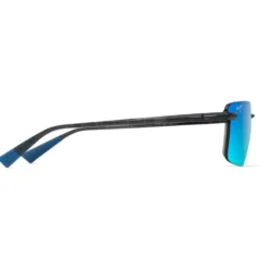 Occhiali da sole Maui Jim Laulima Gris Foncé Transparent Blue Hawaii MauiPure