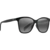Occhiali da sole Maui Jim Liquid Sunshine Noir Brillant Gris Neutre MauiPure