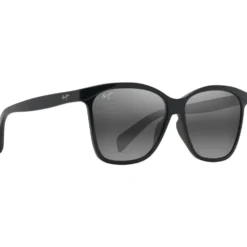 Occhiali da sole Maui Jim Liquid Sunshine Noir Brillant Gris Neutre MauiPure