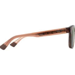 Occhiali da sole Maui Jim Maluhia Marron Clair Transparent Brillant Maui Ht Minéral Superthin