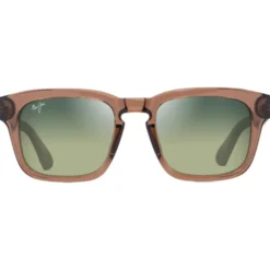 Occhiali da sole Maui Jim Maluhia Marron Clair Transparent Brillant Maui Ht Minéral Superthin