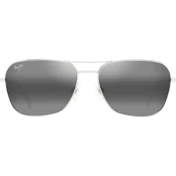 Occhiali da sole Maui Jim Naauao Argent Brillant Gris Neutre MauiPure