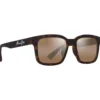 Occhiali da sole Maui Jim Opiopio Asian Fit Havane Foncé Mat Bronze HCL MauiPure