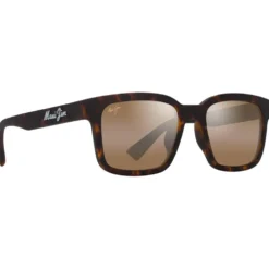 Occhiali da sole Maui Jim Opiopio Asian Fit Havane Foncé Mat Bronze HCL MauiPure