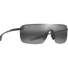 Occhiali da sole Maui Jim Palulu Matte Black Neutral Grey MauiBrilliant