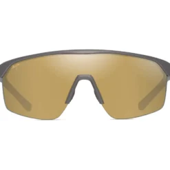 Occhiali da sole Maui Jim Pāluna Matte Metal Light Brown Hawaii Glow MauiBrilliant