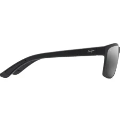 Occhiali da sole Maui Jim Pokowai Arch Noir Matte Gris Neutre MauiPure