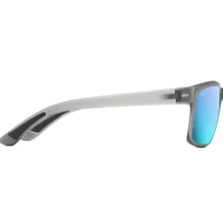 Occhiali da sole Maui Jim Pokowai Arch Gris Mat Translucide Bleu Hawaï MauiPure