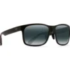 Occhiali da sole Maui Jim Red Sands Noir Matte Gris Neutre MauiPure