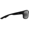 Occhiali da sole Maui Jim Southern Cross Soft Black with Sea Blue and Grey Neutral Grey