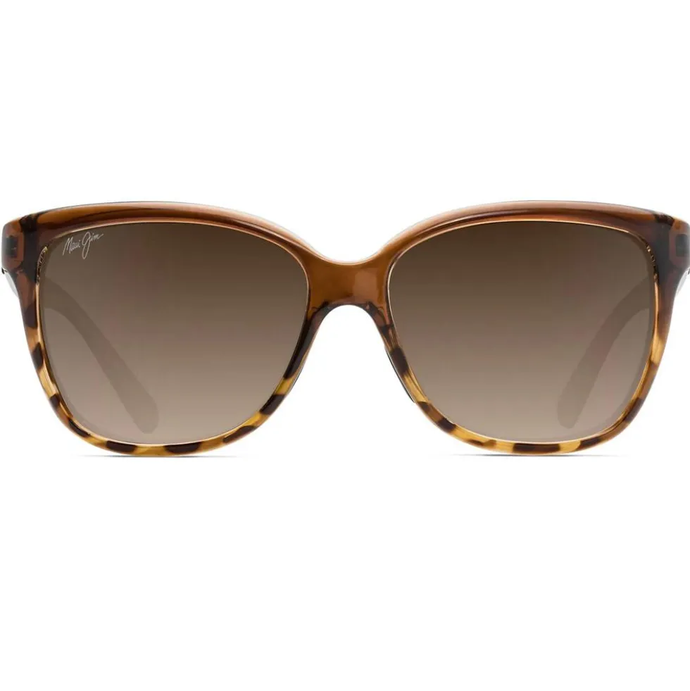 Occhiali da sole Maui Jim Starfish Chocolat Translucide Ecaille Bronze HCL Mineral SuperThin