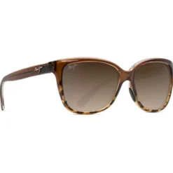 Occhiali da sole Maui Jim Starfish Chocolat Translucide Ecaille Bronze HCL Mineral SuperThin