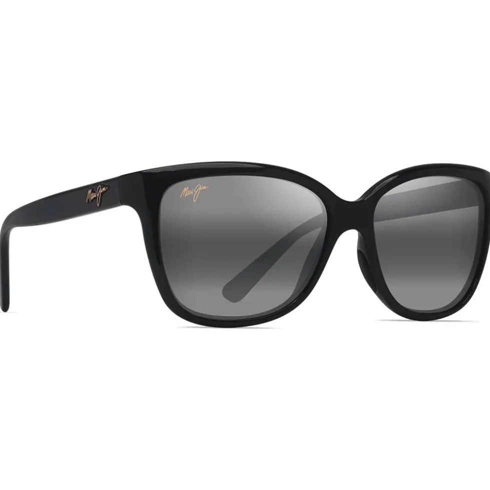 Occhiali da sole Maui Jim Starfish Noir Brillant Neutral Grey Minéral Superthin