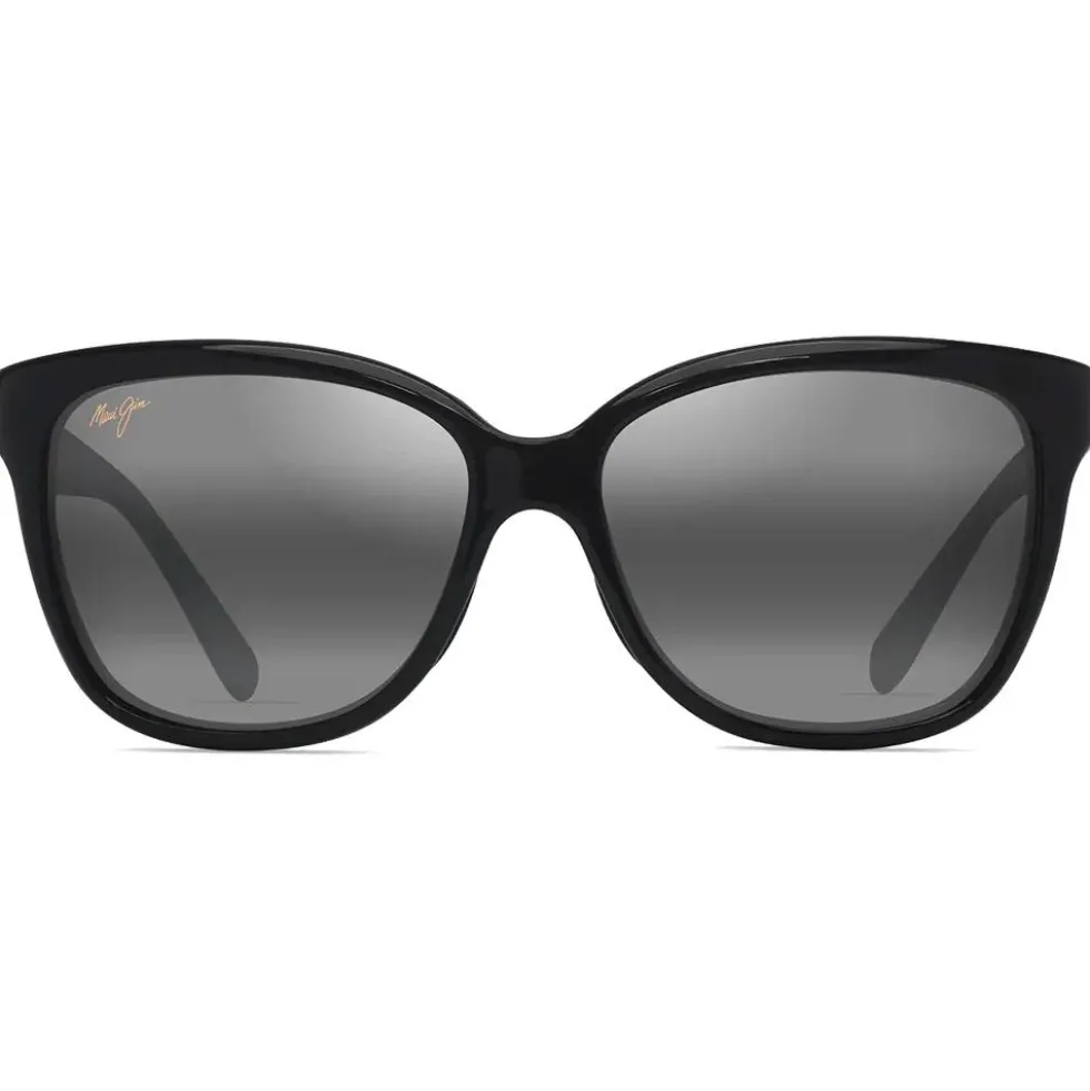 Occhiali da sole Maui Jim Starfish Noir Brillant Neutral Grey Minéral Superthin