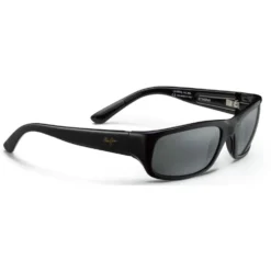 Occhiali da sole Maui Jim Stingray Gloss Black Gris Neutre Mineral St Bidegrade