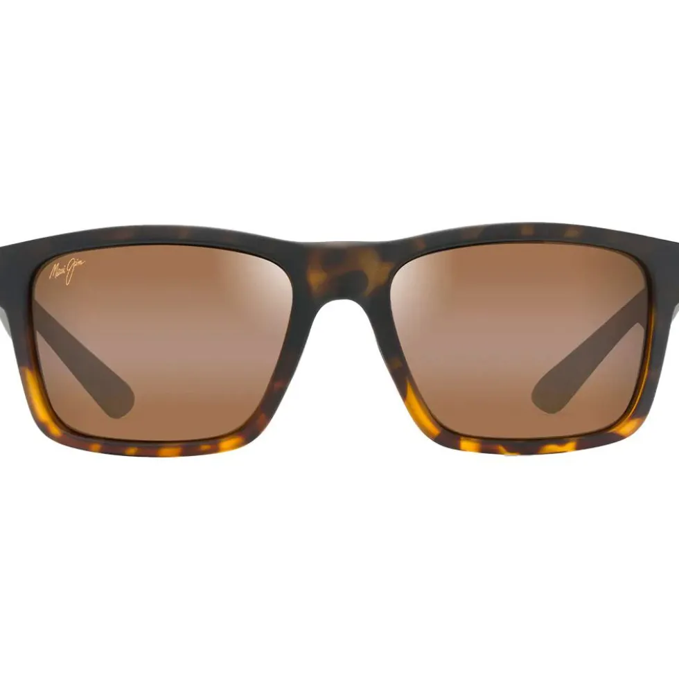 Occhiali da sole Maui Jim The Flats Noir Ecaille Hcl Bronze Mineral Superthin