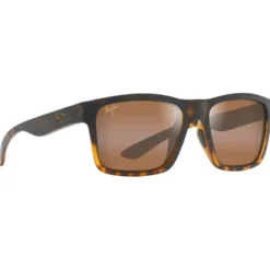 Occhiali da sole Maui Jim The Flats Noir Ecaille Hcl Bronze Mineral Superthin