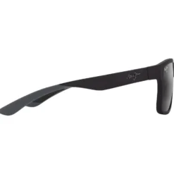 Occhiali da sole Maui Jim The Flats Noir Mat Gris Gris Neutre Minéral Superthin
