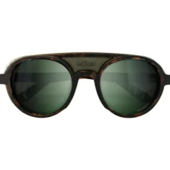 Occhiali da sole Moken Vision Hawkins Vintage Tortoise Kaki Green Cat.3 Polarized