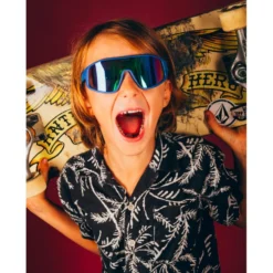 Occhiali da sole Moken Vision Mini Rockett Navy Blue Cat.3 Polarized