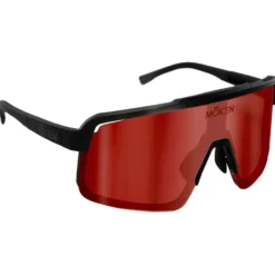 Occhiali da sole Moken Vision Kurtiss-Dh Black Red Cat.3 + Clear Cat.0