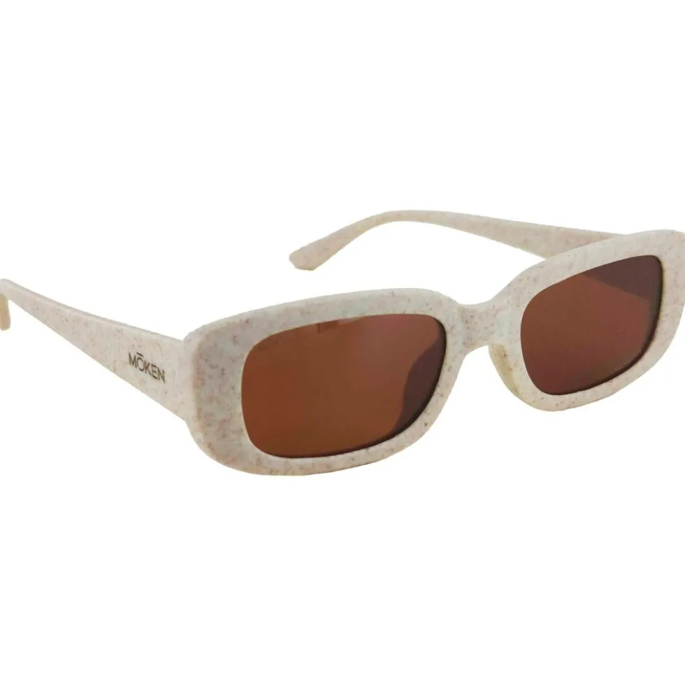 Occhiali da sole Moken Vision Keala Ivory Brown Cat.3 Polarized