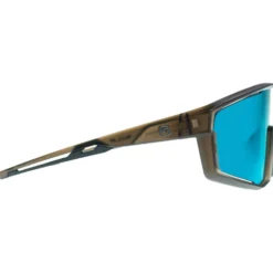 Occhiali da sole Mundaka Optic Akila Matte Crystal Smoke Cx Full Blue White Revo