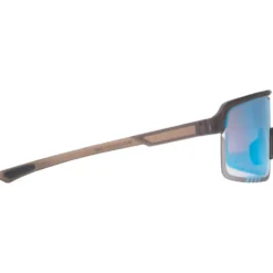 Occhiali da sole Mundaka Optic Hiru Matte Crystal Grey Smoke Cx Full Blue Revo