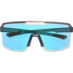 Occhiali da sole Mundaka Optic Hiru Matte Crystal Grey Smoke Cx Full Blue Revo