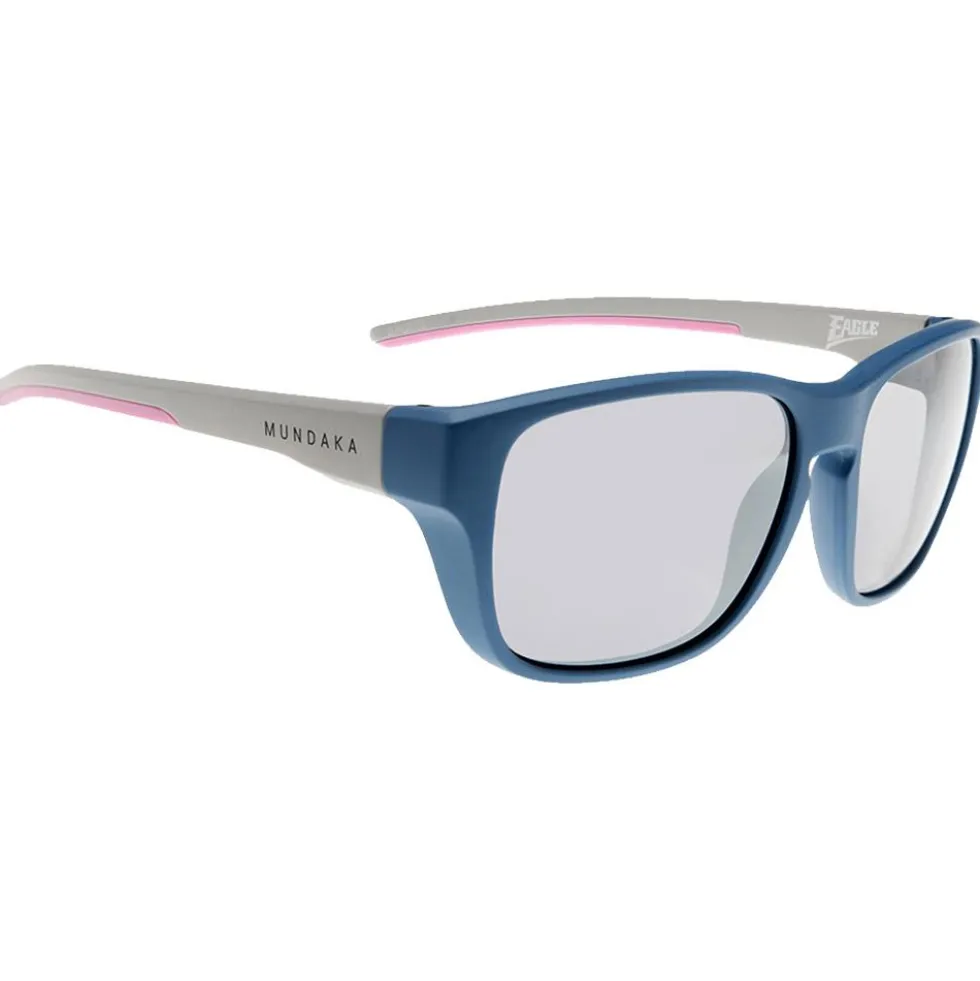 Occhiali da sole Mundaka Optic Eagle Bleu Matte Gris Smoke