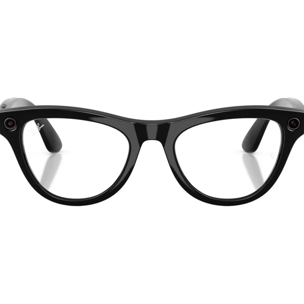 Occhiali da sole Ray Ban Meta Skyler Gen 2 Shiny Black Transition Green Graphite